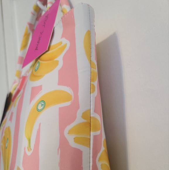 Pink and Yellow Banana Lunch Tote | Betsey Johnson - Picture 4 of 6